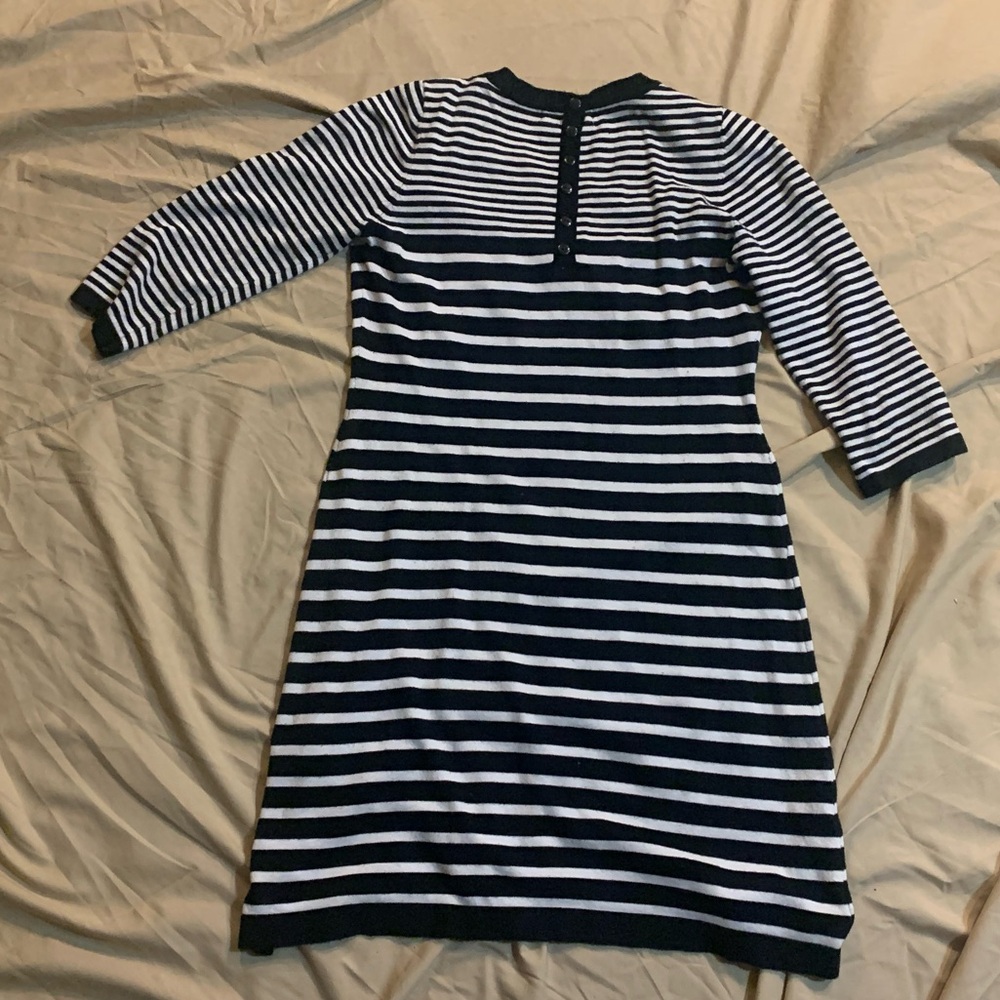 Pink Rose Striped Sweater Dress - Picture 6 of 10